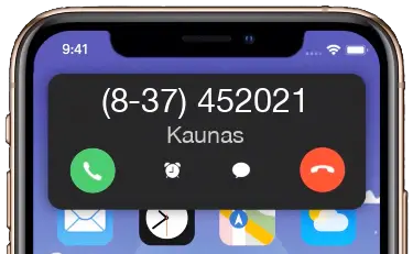 Kaunas +37037452021 / 837452021 Telefonas
