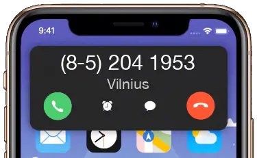 Vilnius +37052041953 / 852041953 Telefonas