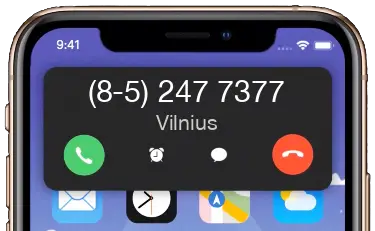 Vilnius +37052477377 / 852477377 Telefonas