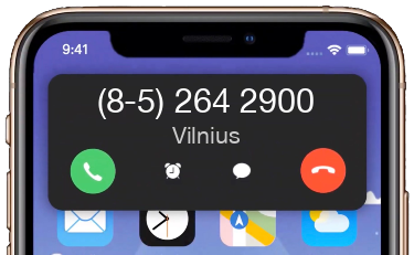 Vilnius +37052642900 / 852642900 Telefonas